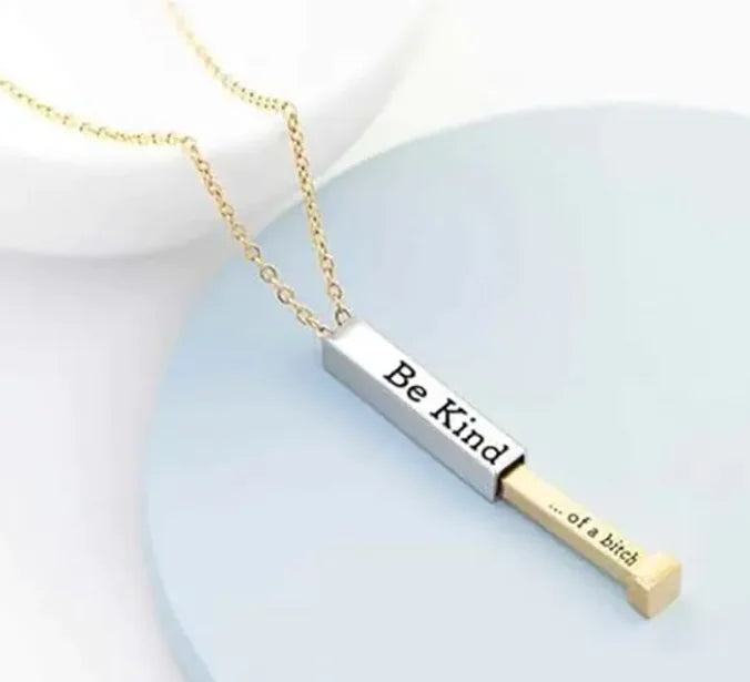 Women's Necklace With Hidden Information