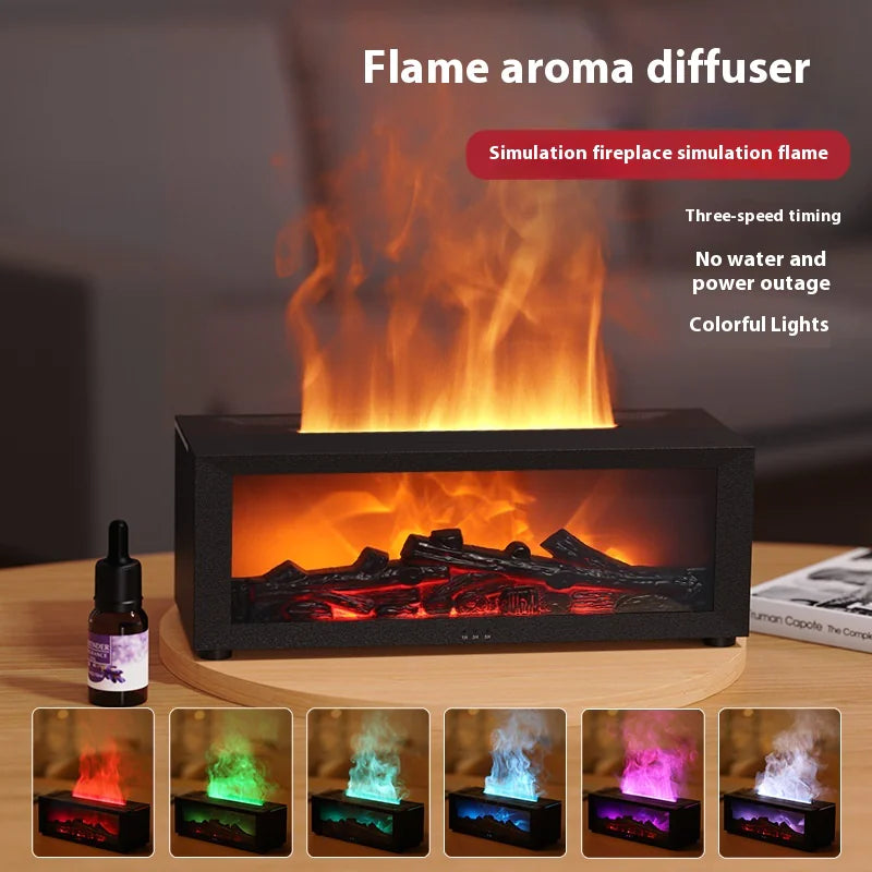 Fireplace Flame Humidifier with Remote & Aromatherapy (Copy)