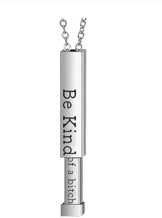 Women's Necklace With Hidden Information
