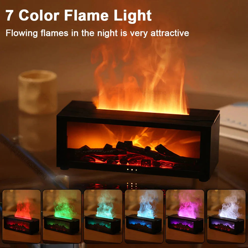 Fireplace Flame Humidifier with Remote & Aromatherapy (Copy)