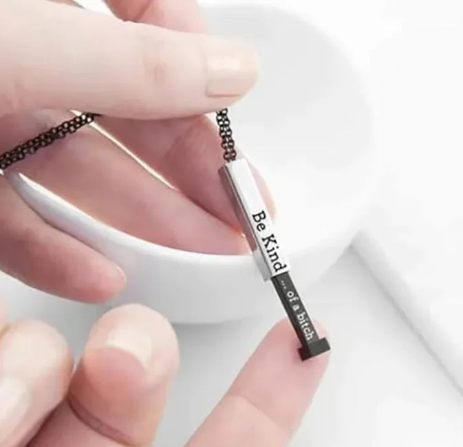 Women's Necklace With Hidden Information