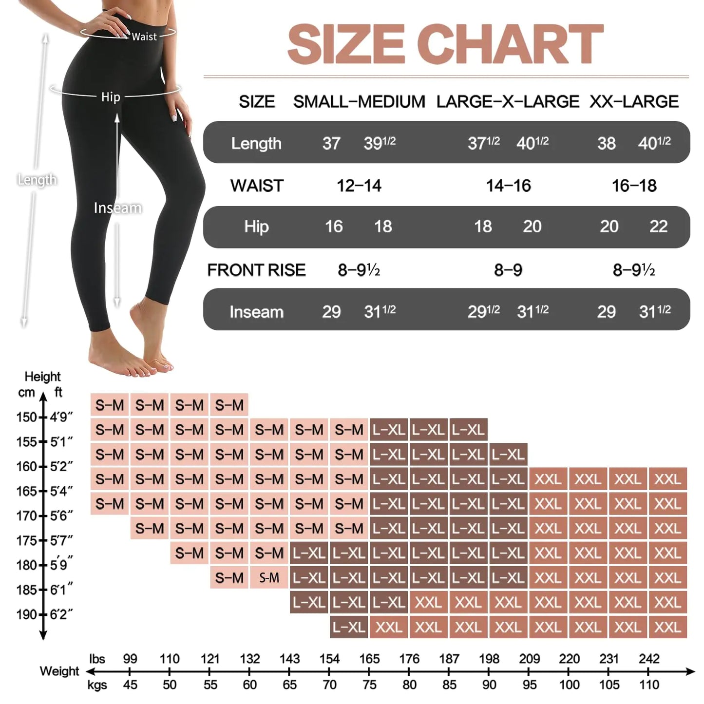 4 Pack Leggings for Women Butt Lift High Waisted Tummy Control No See-Through Yoga Pants Workout Running Leggings Assort193 XX-Large