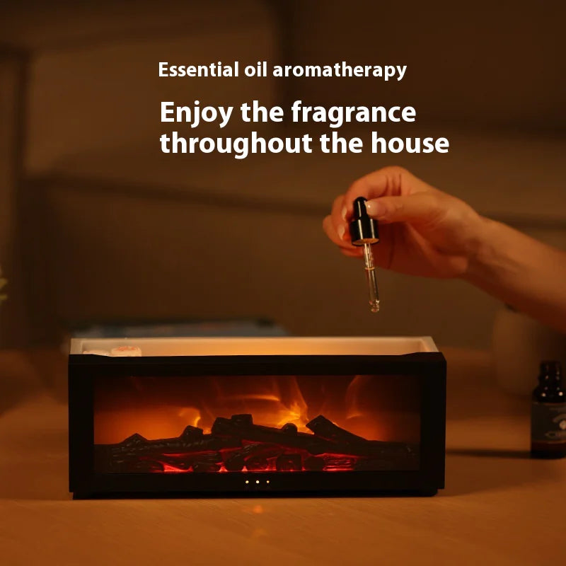 Fireplace Flame Humidifier with Remote & Aromatherapy (Copy)