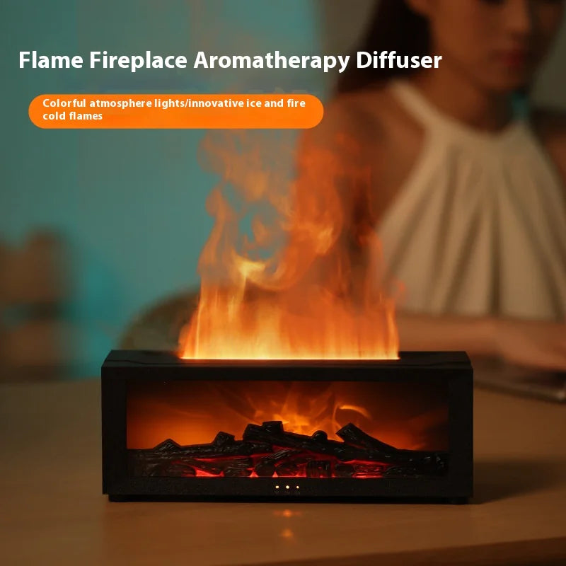 Fireplace Flame Humidifier with Remote & Aromatherapy (Copy)